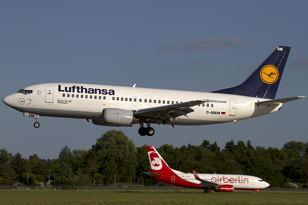 Lufthansa, D-ABEM, Boeing, B737-330, 03.06.2010, HAM, Hamburg, Germany 


