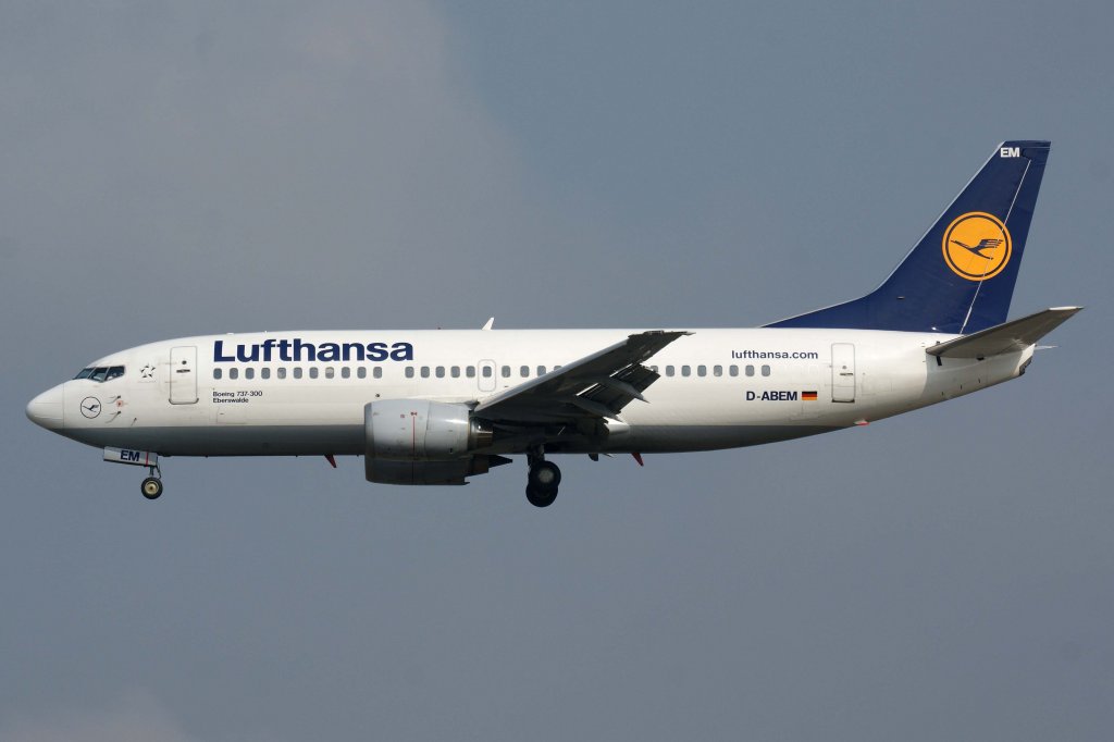 Lufthansa, D-ABEM  Eberswalde , Boeing, 737-300, 13.04.2012, FRA-EDDF, Frankfurt, Germany