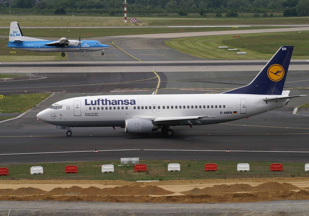 Lufthansa, D-ABEN, Boeing 737-300 (Neubrandenburg), 2008.05.22, DUS, Dsseldorf, Germany