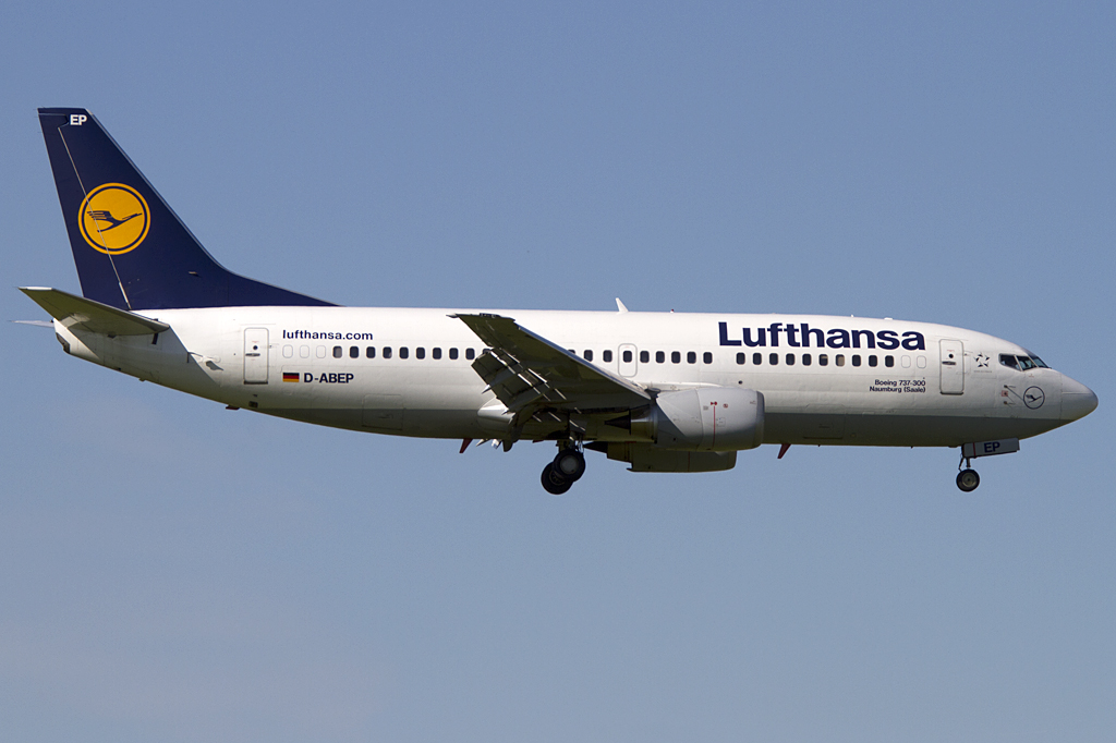 Lufthansa, D-ABEP, Boeing, B737-330, 30.09.2011, DRS, Dresden, Germany




