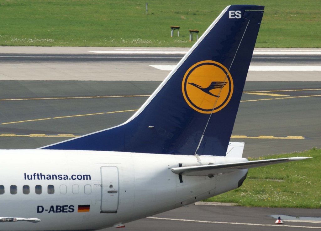 Lufthansa, D-ABES  Kthen/Anhalt , Boeing 737-300 (Seitenleitwerk/Tail), 28.07.2011, DUS-EDDL, Dsseldorf, Germany 


