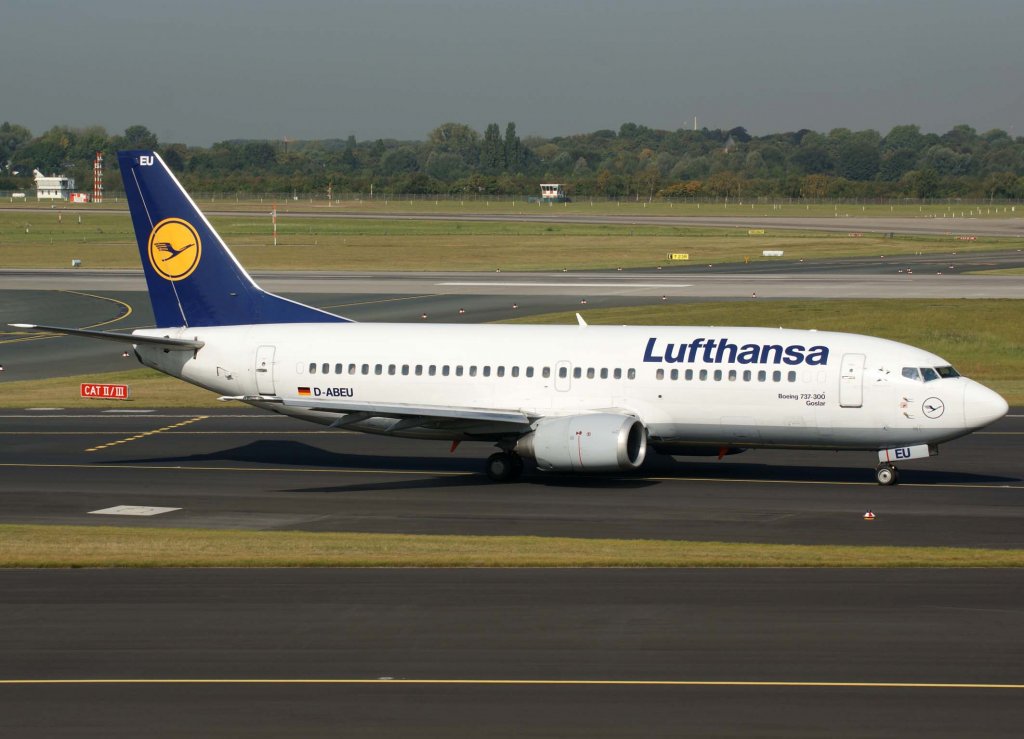 Lufthansa, D-ABEU, Boeing 737-300 (Goslar), 2009.09.09, DUS, Dsseldorf, Germany