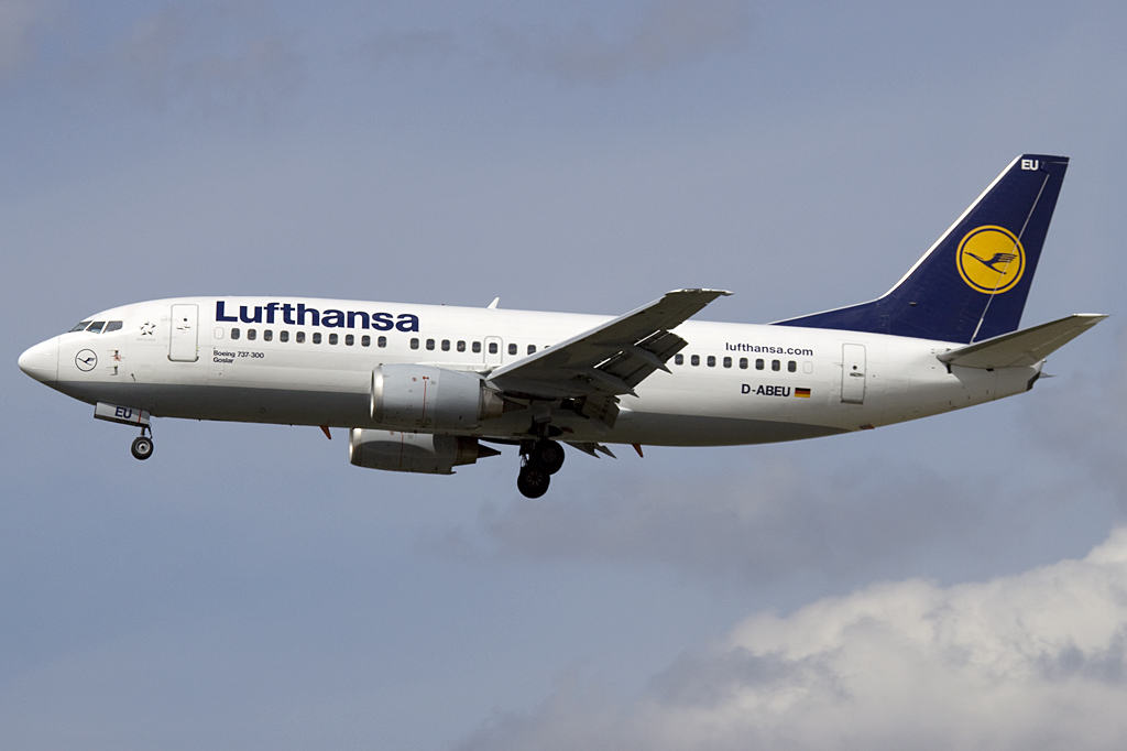Lufthansa, D-ABEU, Boeing, B737-330, 02.04.2010, FRA, Frankfurt, Germany 