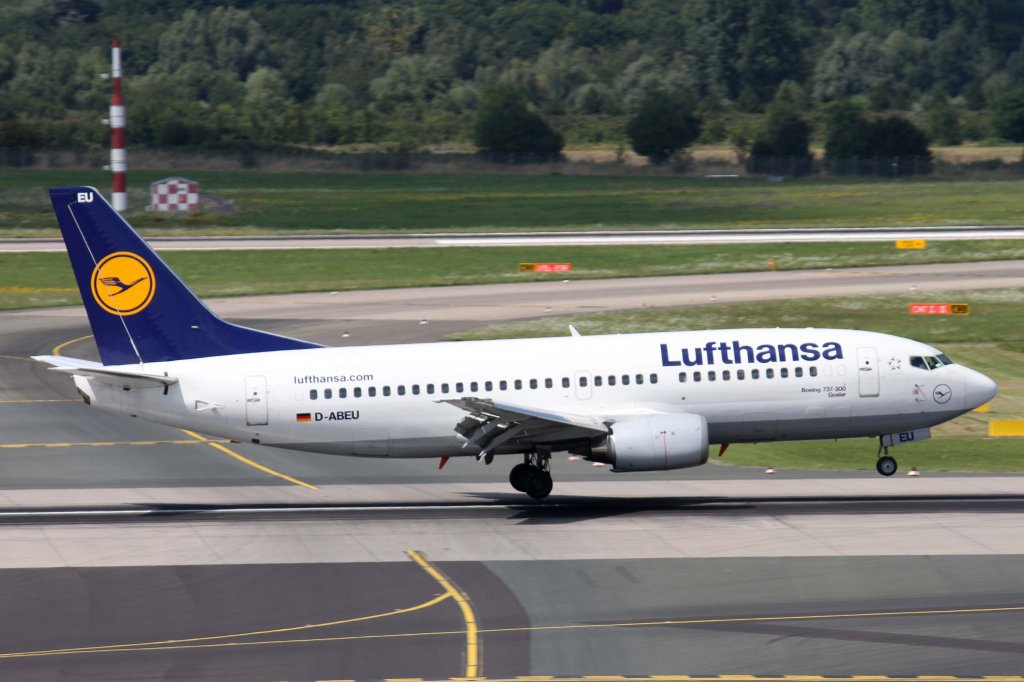 Lufthansa, D-ABEU  Goslar , Boeing, 737-300, 11.08.2012, DUS-EDDL, Dsseldorf, Germany 