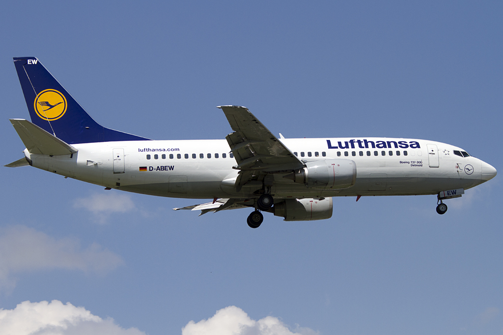 Lufthansa, D-ABEW, Boeing, B737-330, 31.07.2011, GVA, Geneve, Switzerland




