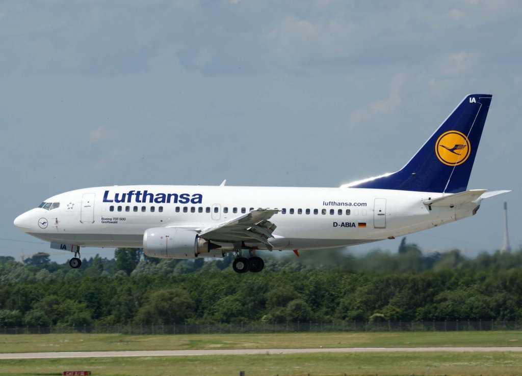 Lufthansa, D-ABIA, Boeing 737-500 (Goslar)(lufthansa.com), 2010.06.11, DUS-EDDL, Dsseldorf, Germany 

