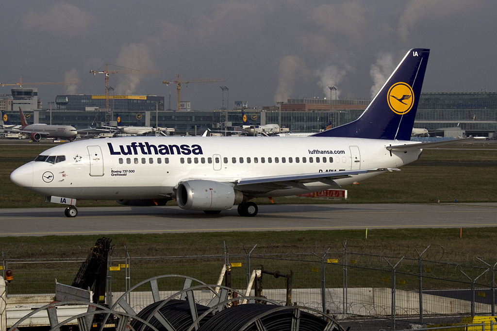Lufthansa, D-ABIA, Boeing, B737-530, 02.04.2010, FRA, Frankfurt, Germany 

