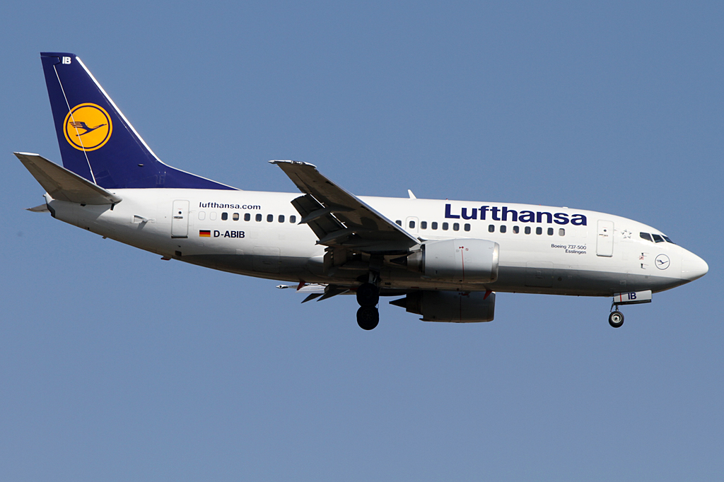 Lufthansa, D-ABIB, Boeing, B737-530, 24.04.2010, FRA, Frankfurt, Germany 



