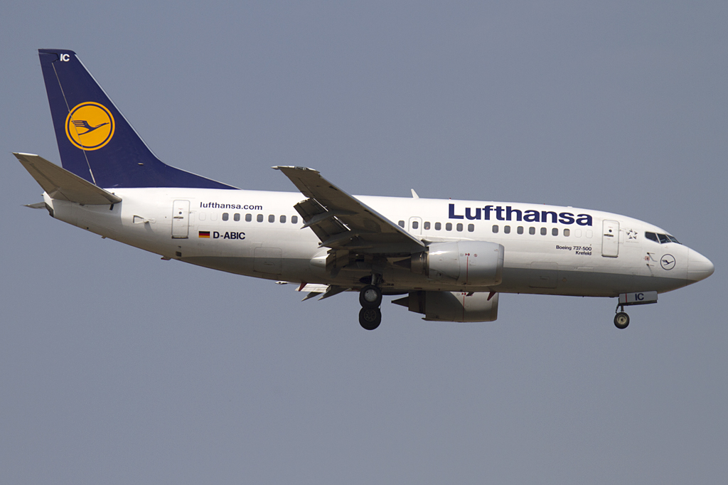 Lufthansa, D-ABIC, Boeing, B737-530, 24.04.2011, FRA, Frankfurt, Germany 



