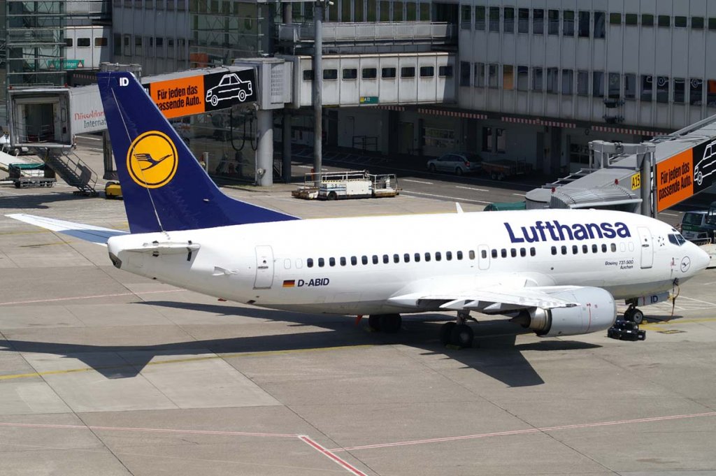 Lufthansa, D-ABID, Boeing 737-500 (Aachen), 2006.06.12, DUS, Dsseldorf, Germany
