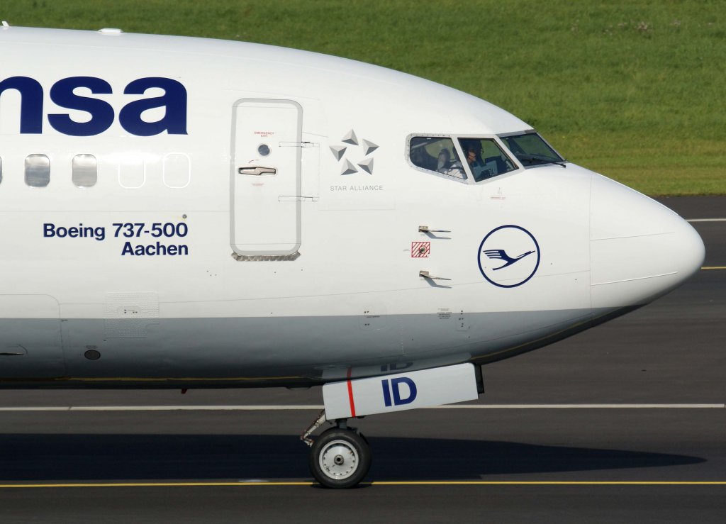 Lufthansa, D-ABID, Boeing 737-500  Aachen  (Bug/Nose), 2010.09.23, DUS-EDDL, Dsseldorf, Germany 

