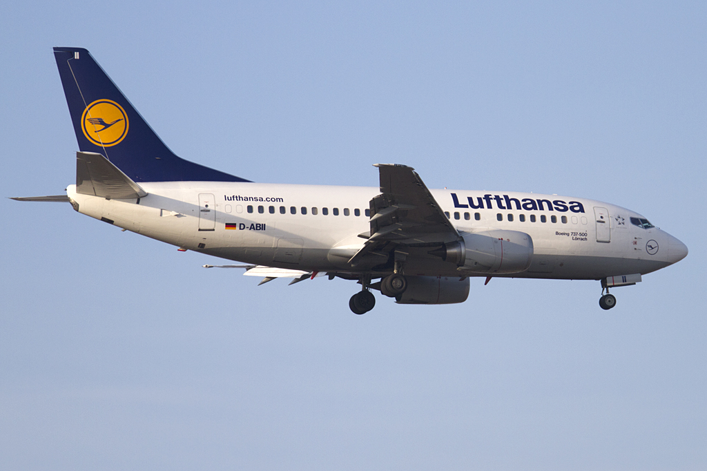 Lufthansa, D-ABII, Boeing, B737-530, 16.02.2011, FRA, Frankfurt, Germany 




