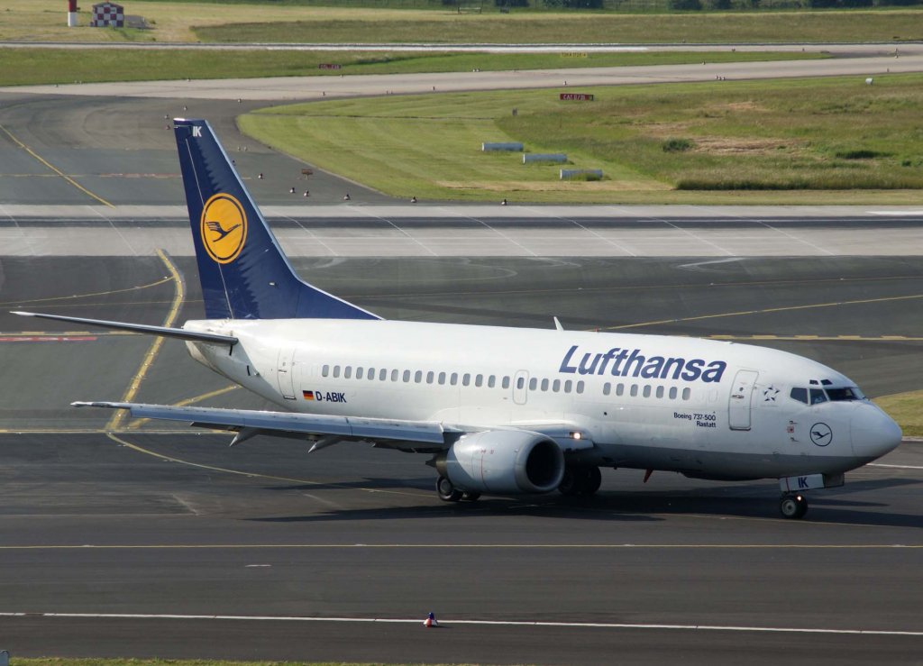 Lufthansa, D-ABIK, Boeing 737-500 (Rastatt), 2009.05.24, DUS, Dsseldorf, Germany