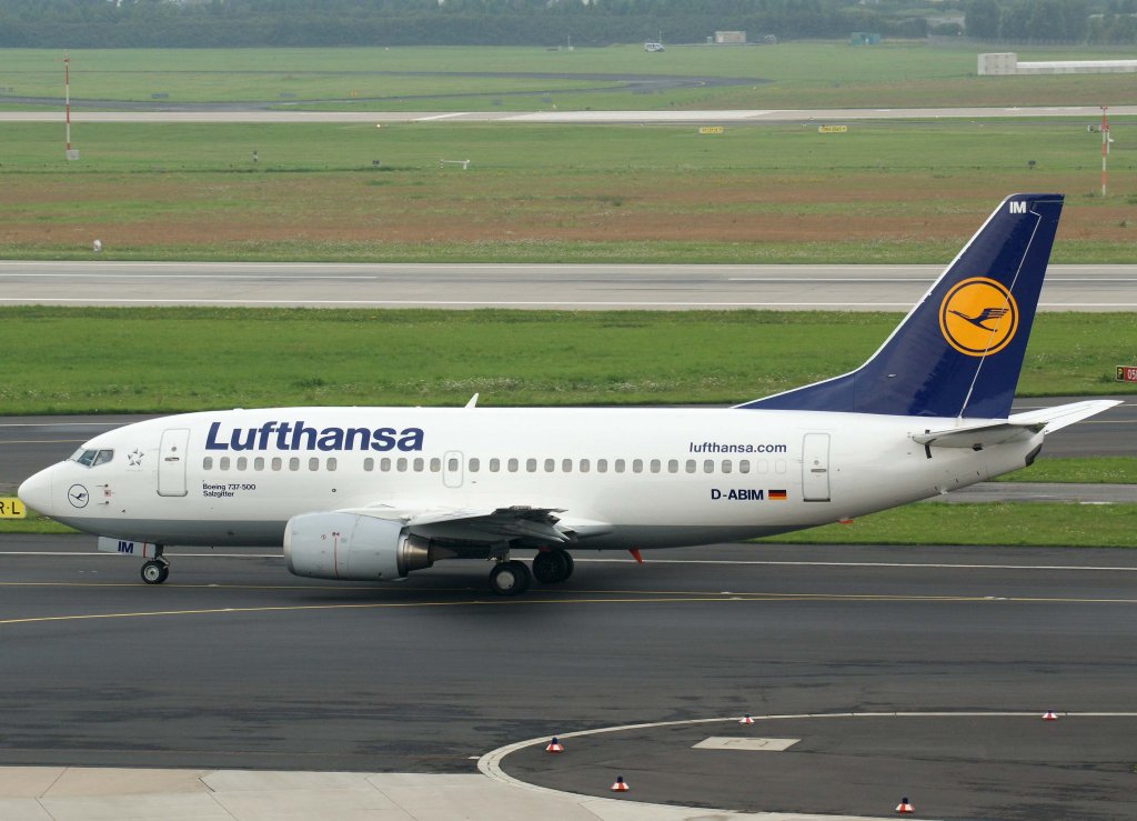 Lufthansa, D-ABIM  Salzgitter , Boeing 737-500, 28.07.2011, DUS-EDDL, Dsseldorf, Germany 

