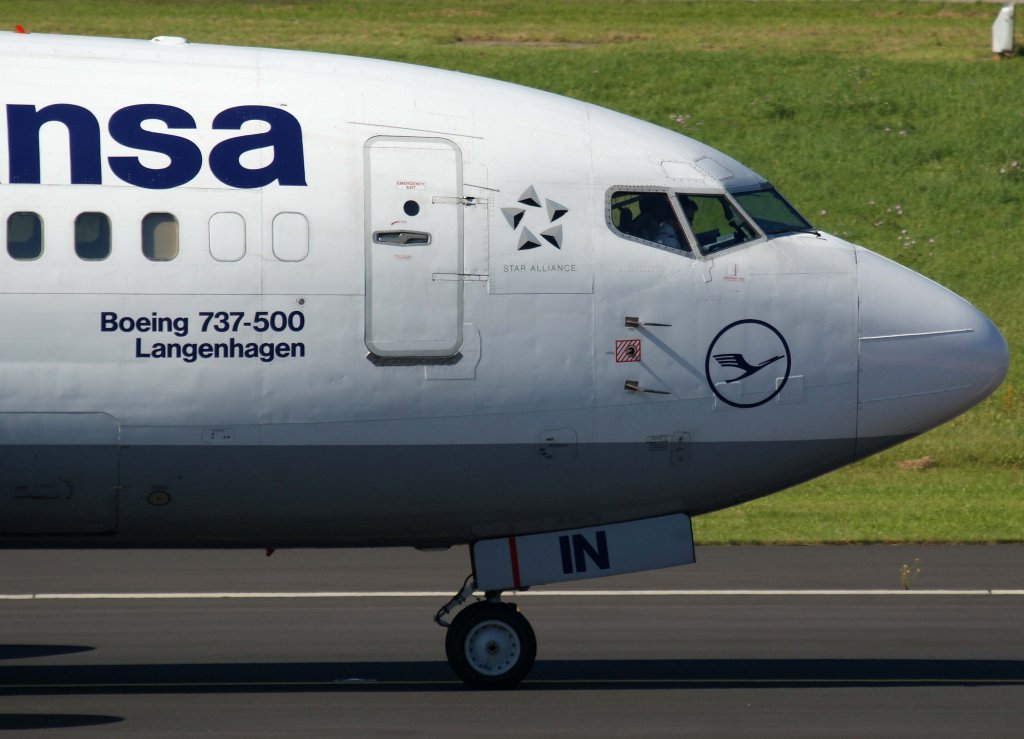 Lufthansa, D-ABIN, Boeing 737-500  Langenhagen  (Bug/Nose), 2010.09.22, DUS-EDDL, Dsseldorf, Germany 

