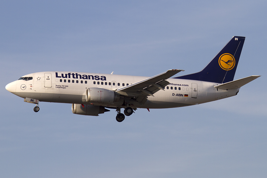 Lufthansa, D-ABIN, Boeing, B737-530, 09.02.2011, FRA, Frankfurt, Germany 



