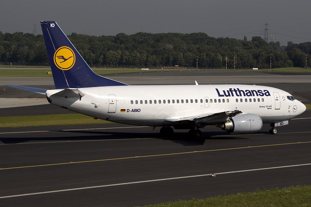 Lufthansa, D-ABIO, Boeing, B737-530, 26.08.2009, DUS, Duesseldorf, Germany 


