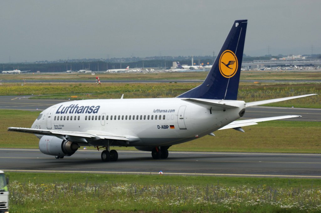 Lufthansa, D-ABIP  Oberhausen , Boeing, 737-500, 01.07.2012, FRA-EDDF, Frankfurt, Germany

