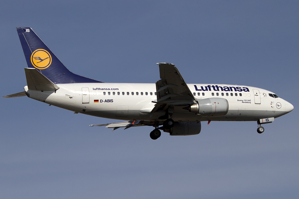 Lufthansa, D-ABIS, Boeing, B737-530, 11.03.2012, GVA, Geneve, Switzerland



