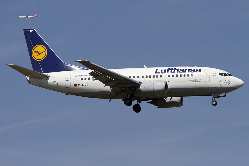 Lufthansa, D-ABIT, Boeing, B737-530, 24.04.2010, FRA, Frankfurt, Germany 


