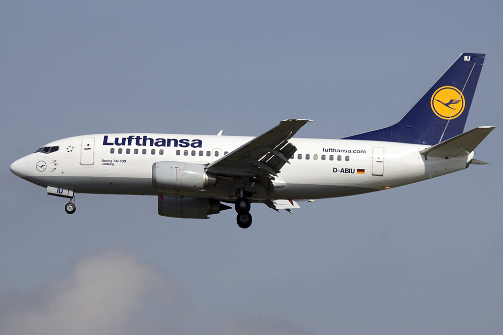 Lufthansa, D-ABIU, Boeing, B737-530, 02.04.2010, FRA, Frankfurt, Germany 

