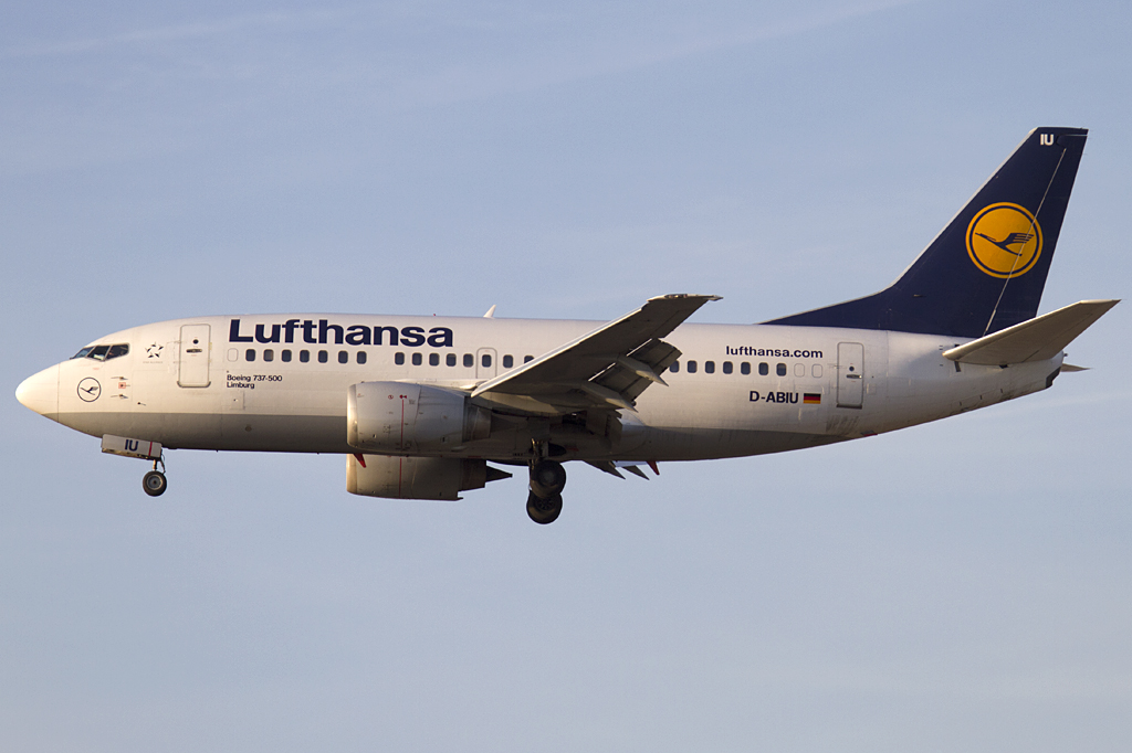 Lufthansa, D-ABIU, Boeing, B737-530, 09.02.2011, FRA, Frankfurt, Germany 




