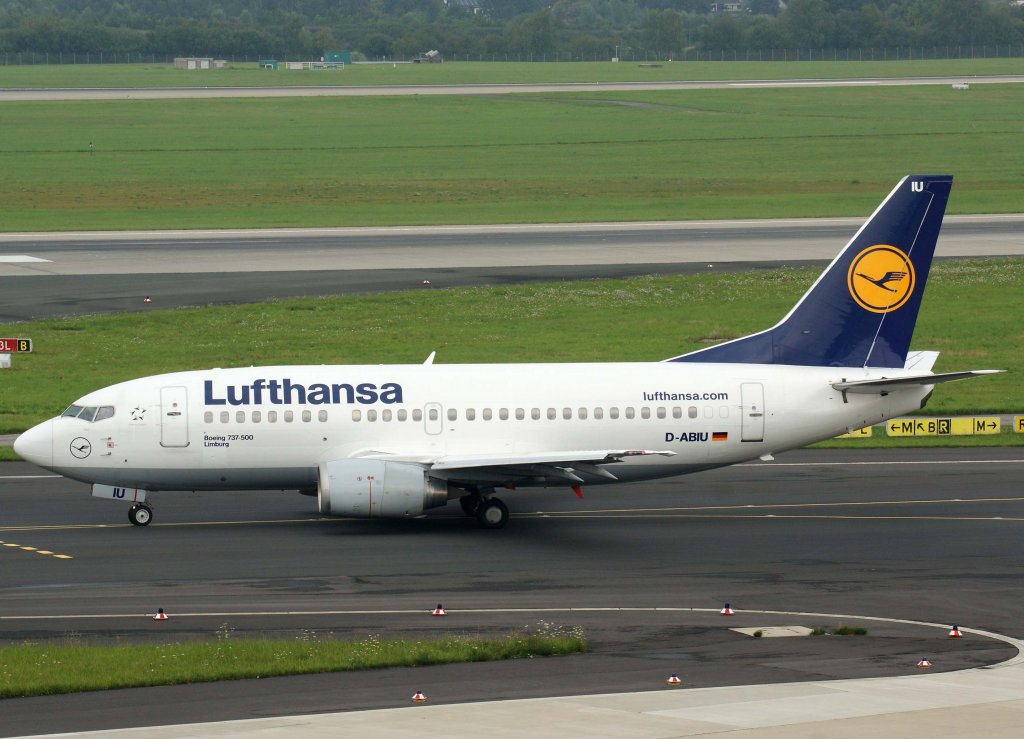 Lufthansa, D-ABIU  Limburg , Boeing 737-500, 28.07.2011, DUS-EDDL, Dsseldorf, Germany 

