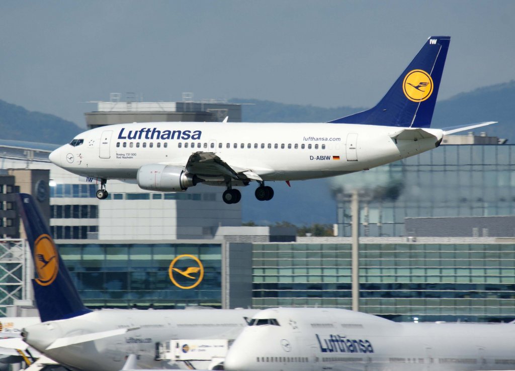Lufthansa, D-ABIW  Bad Nauheim , Boeing, 737-5oo, 10.09.2011, FRA-EDDF, Frankfurt, Germany 