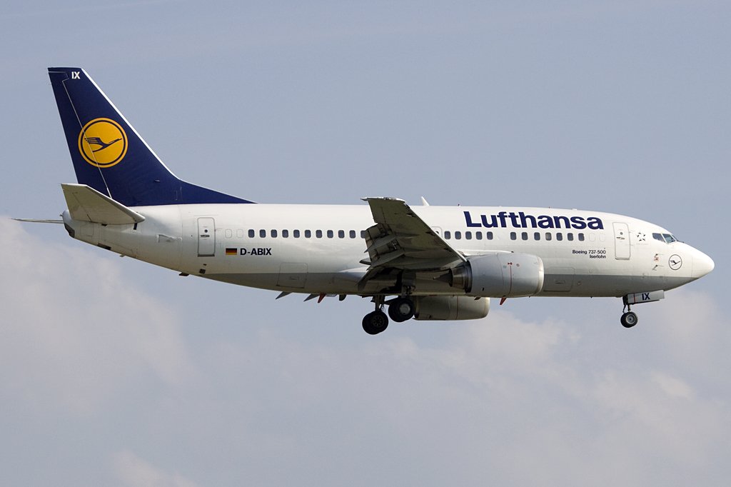 Lufthansa, D-ABIX, Boeing, B737-530, 17.08.2009, DUS, Duesseldorf, Germany

