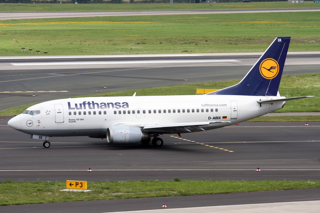Lufthansa, D-ABIX  Iserlohn , Boeing, 737-500, 11.08.2012, DUS-EDDL, Dsseldorf, Germany 