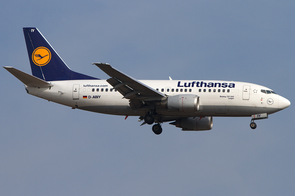 Lufthansa, D-ABIY, Boeing, B737-530, 14.04.2012, FRA, Frankfurt, Germany 



