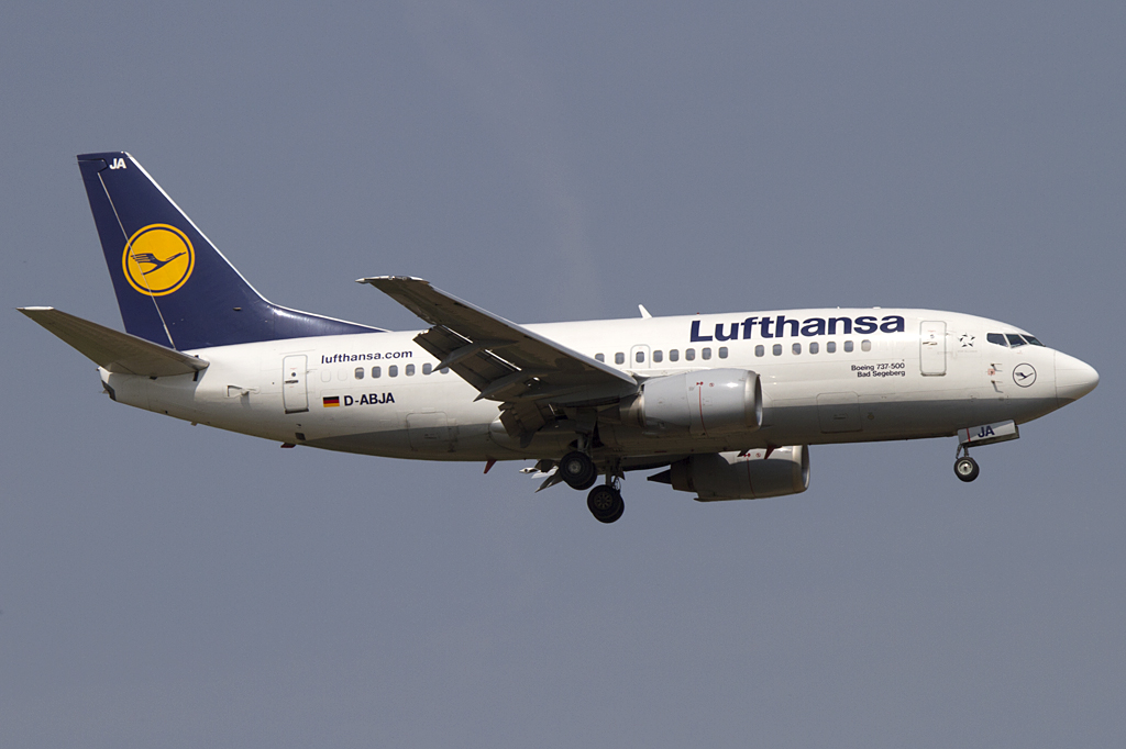 Lufthansa, D-ABJA, Boeing, B737-530, 24.04.2011, FRA, Frankfurt, Germany 




