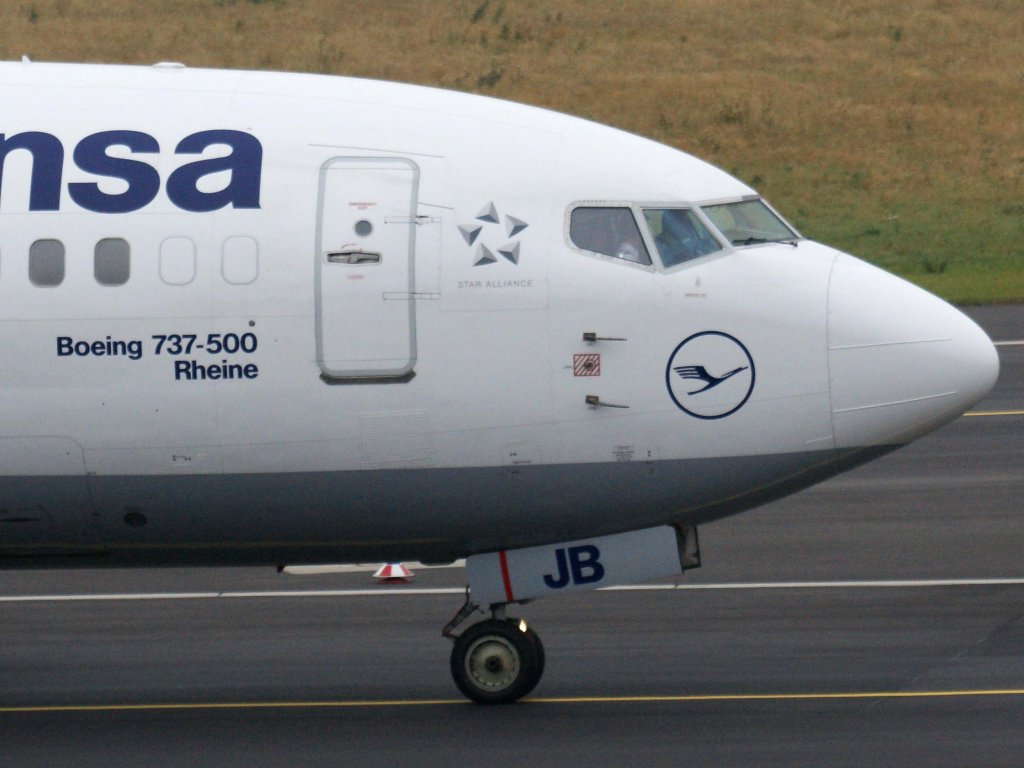 Lufthansa, D-ABJB  Rheine , Boeing 737-500 (Bug/Nose), 13.11.2011, DUS-EDDL, Dsseldorf, Germany 