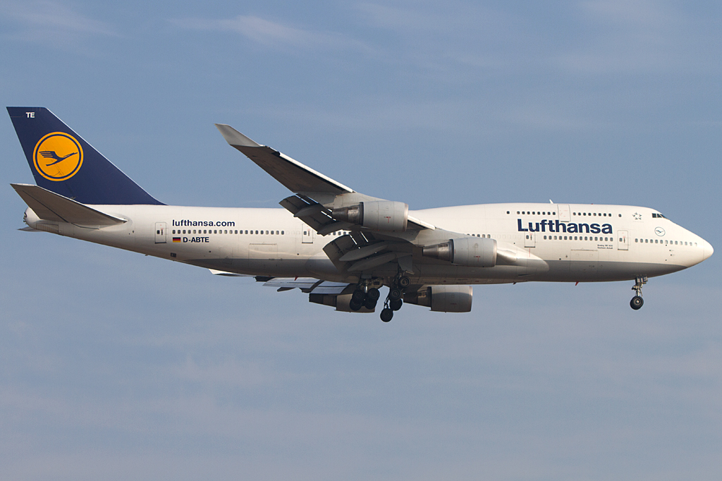 Lufthansa, D-ABTE, Boeing, B747-430(M), 14.04.2012, FRA, Frankfurt, Germany 




