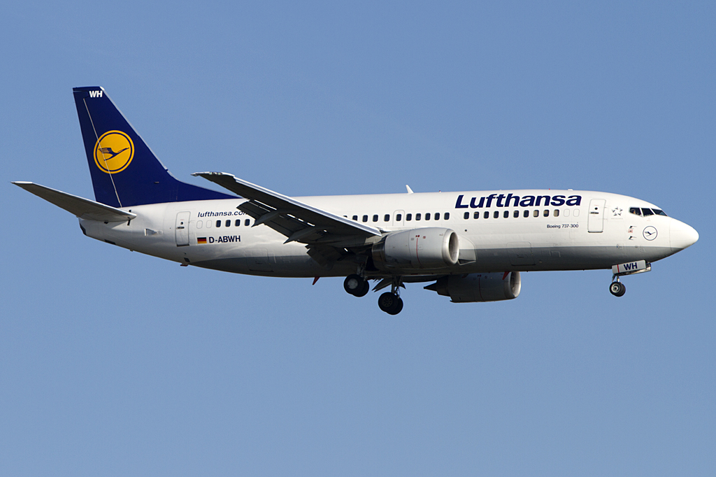 Lufthansa, D-ABWH, Boeing, B737-330, 24.04.2010, FRA, Frankfurt, Germany 






