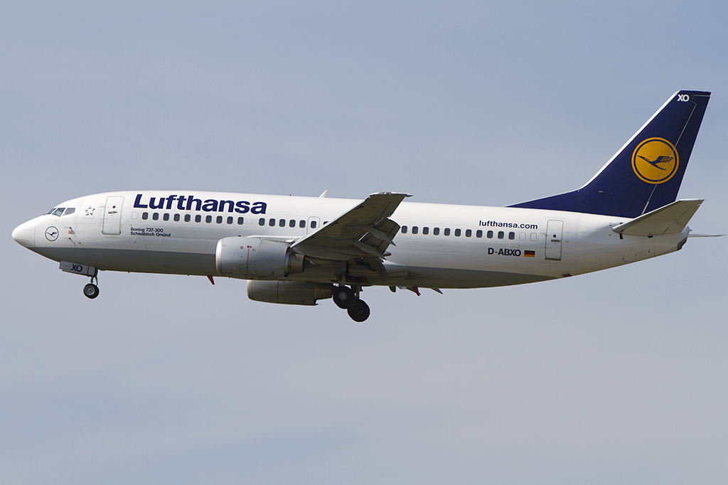 Lufthansa, D-ABXO, Boeing, B737-330, 28.04.2010, FRA, Frankfurt, Germany 


