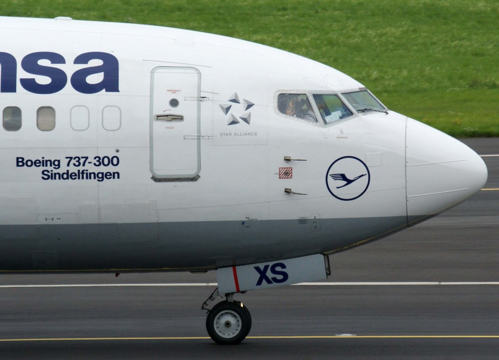 Lufthansa, D-ABXS, Boeing 737-300  Sindelfingen  (Bug/Nose), 2010.08.28, DUS-EDDL, Dsseldorf, Germany 

