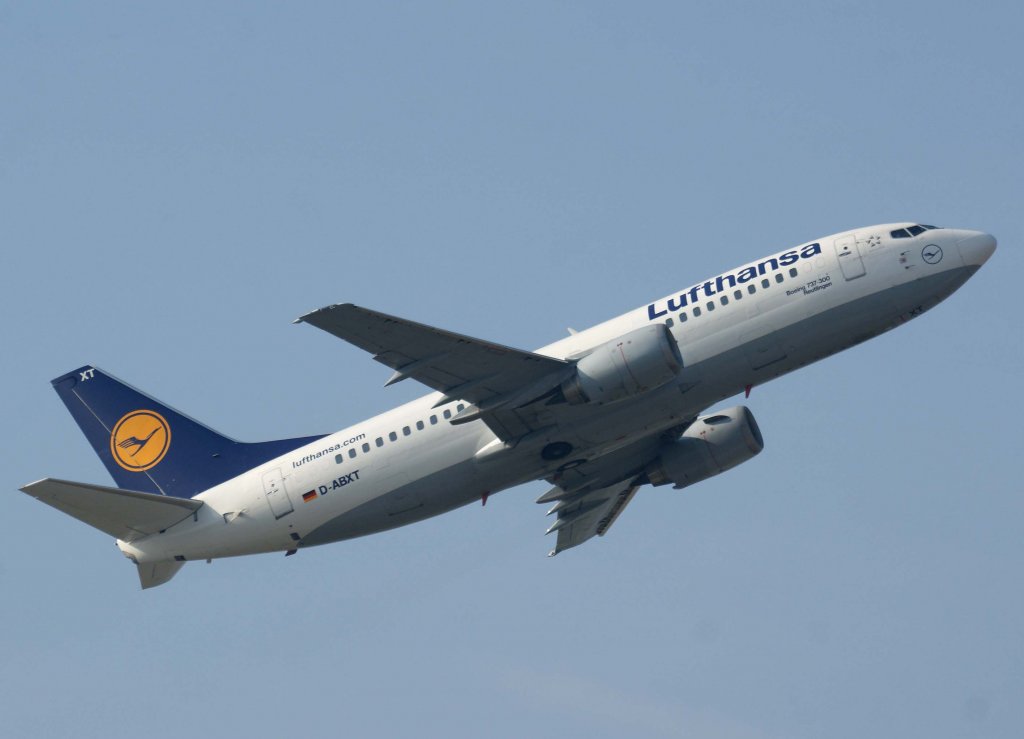 Lufthansa, D-ABXT, Boeing 737-300 (Reutlingen)(lufthansa.com), 04.03.2011, DUS-EDDL, Dsseldorf, Germany 

