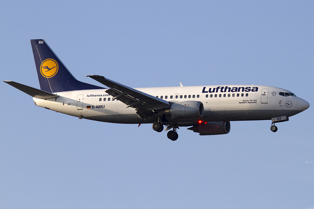 Lufthansa, D-ABXU, Boeing, B737-330, 16.02.2011, FRA, Frankfurt, Germany


