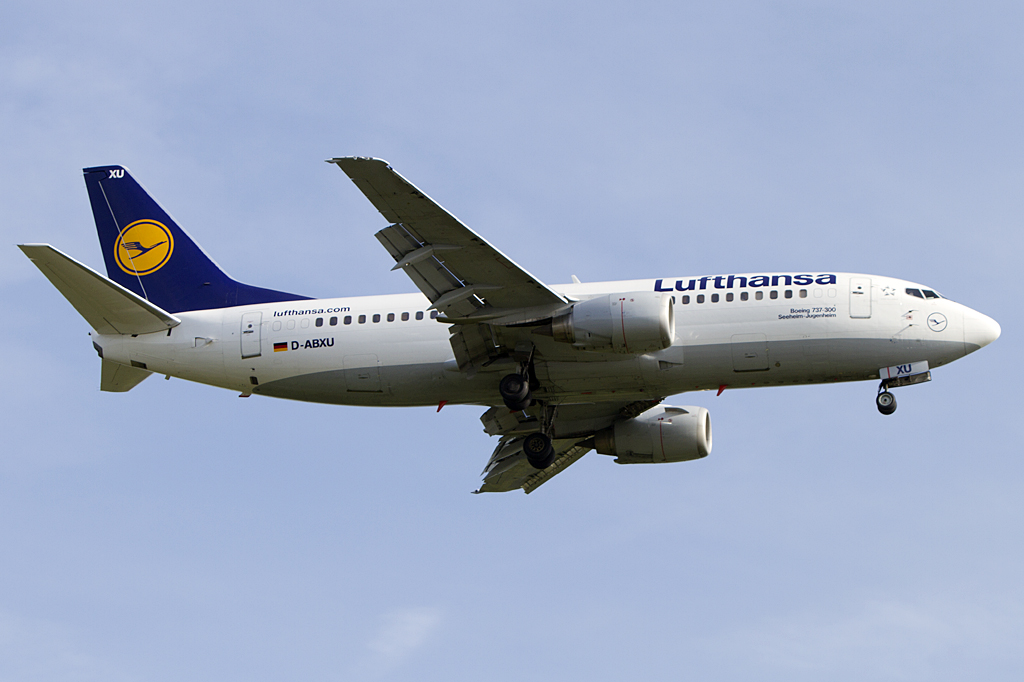 Lufthansa, D-ABXU, Boeing, B737-330, 28.04.2010, FRA, Frankfurt, Germany 


