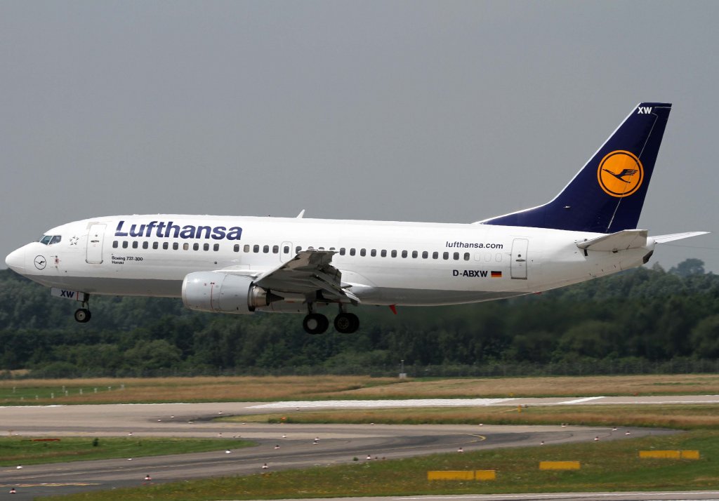 Lufthansa, D-ABXW  Hanau , Boeing, 737-300, 01.07.2013, DUS-EDDL, Dsseldorf, Germany