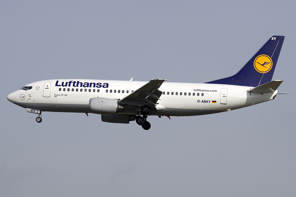 Lufthansa, D-ABXY, Boeing, B737-330, 02.04.2010, FRA, Frankfurt, Germany 