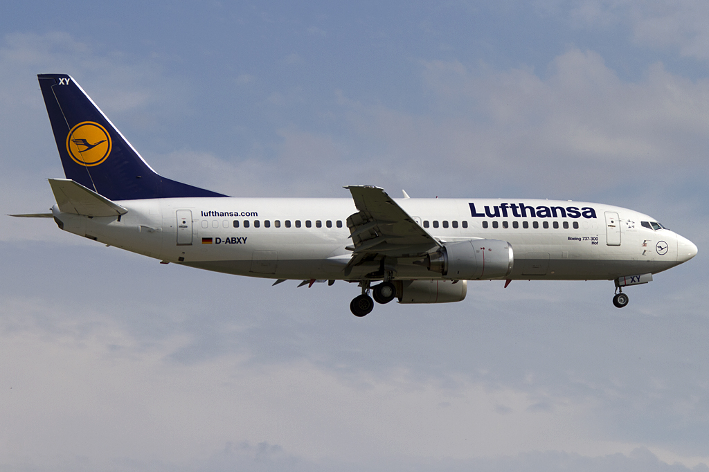 Lufthansa, D-ABXY, Boeing, B737-330, 07.07.2011, DUS, Duesseldorf, Germany 



