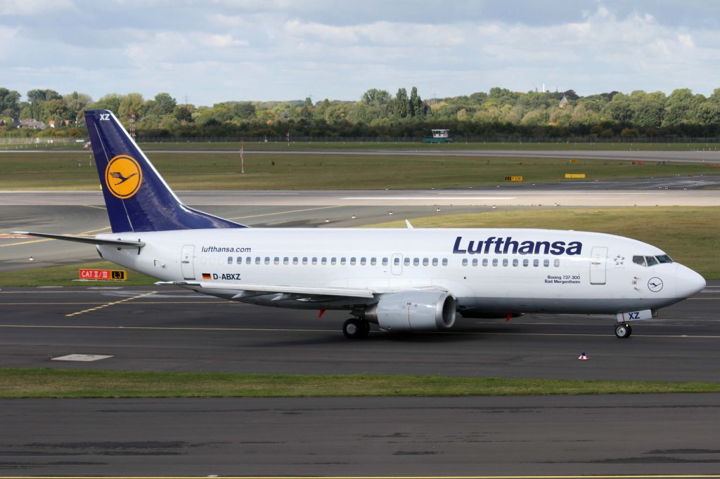 Lufthansa, D-ABXZ  Bad Mergentheim , Boeing, 737-300, 22.09.2012, DUS-EDDL, Dsseldorf, Germany