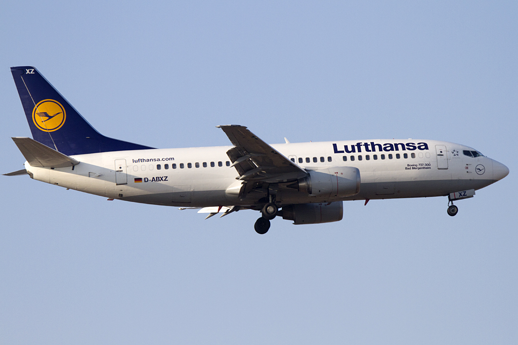 Lufthansa, D-ABXZ, Boeing, B737-330, 22.02.2011, FRA, Frankfurt, Germany 




