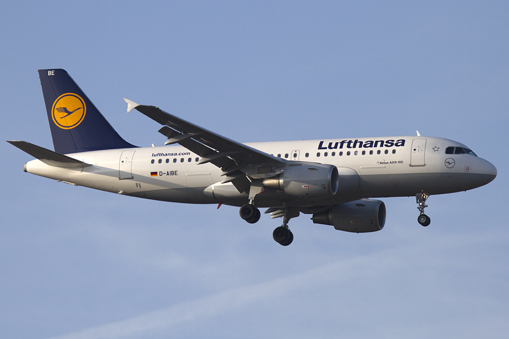 Lufthansa, D-AIBE, Airbus, A319-112, 16.02.2011, FRA, Frankfurt, Germany


