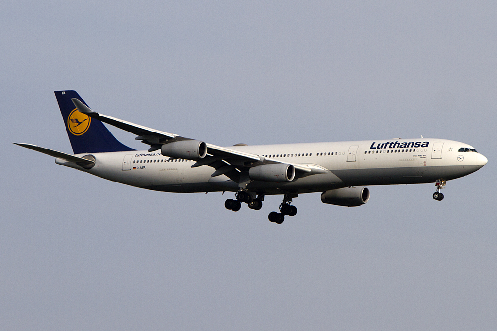 Lufthansa, D-AIFA, Airbus, A340-313, 28.04.2010, FRA, Frankfurt, Germany 



