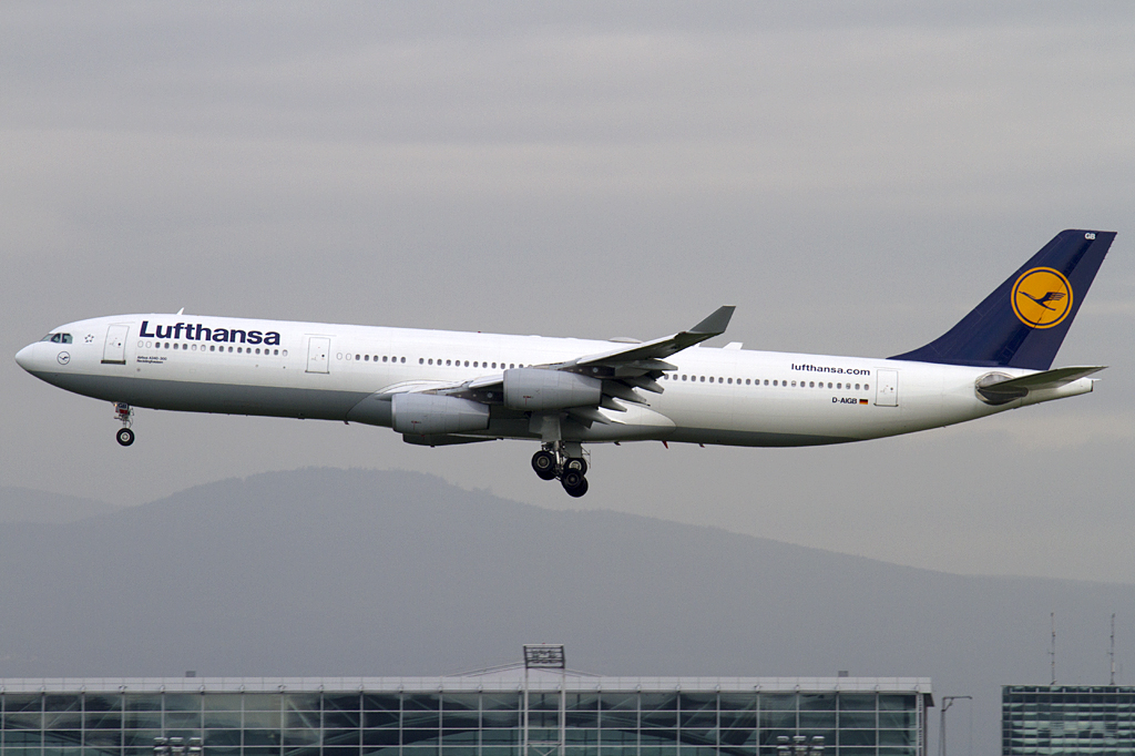 Lufthansa, D-AIGB, Airbus, A340-311, 26.08.2010, FRA, Frankfurt, Germany 





