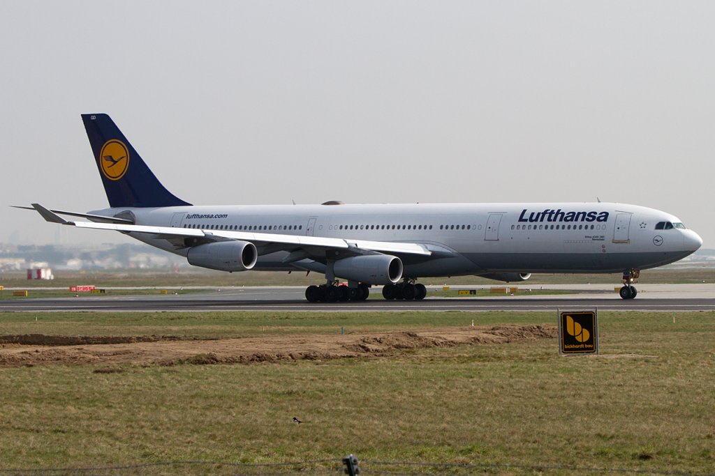Lufthansa, D-AIGD, Airbus, A340-311, 14.04.2012, FRA, Frankfurt, Germany



