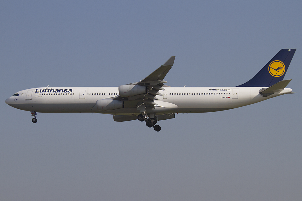 Lufthansa, D-AIGI, Airbus, A340-311, 24.06.2010, FRA, Frankfurt, Germany 



